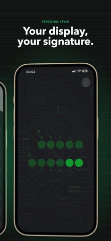 Binary Display: Clock Widget screenshot 5