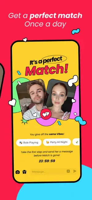 Once: Perfect Match Dating App iPhone screenshot 2