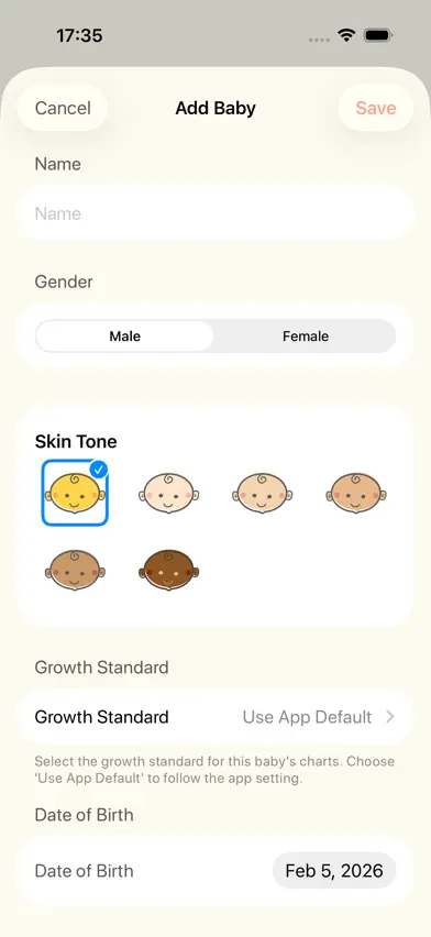 My Baby Charts screenshot 3
