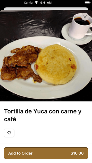 Pika’s Restaurant iPhone screenshot 3 - Food & Drink app