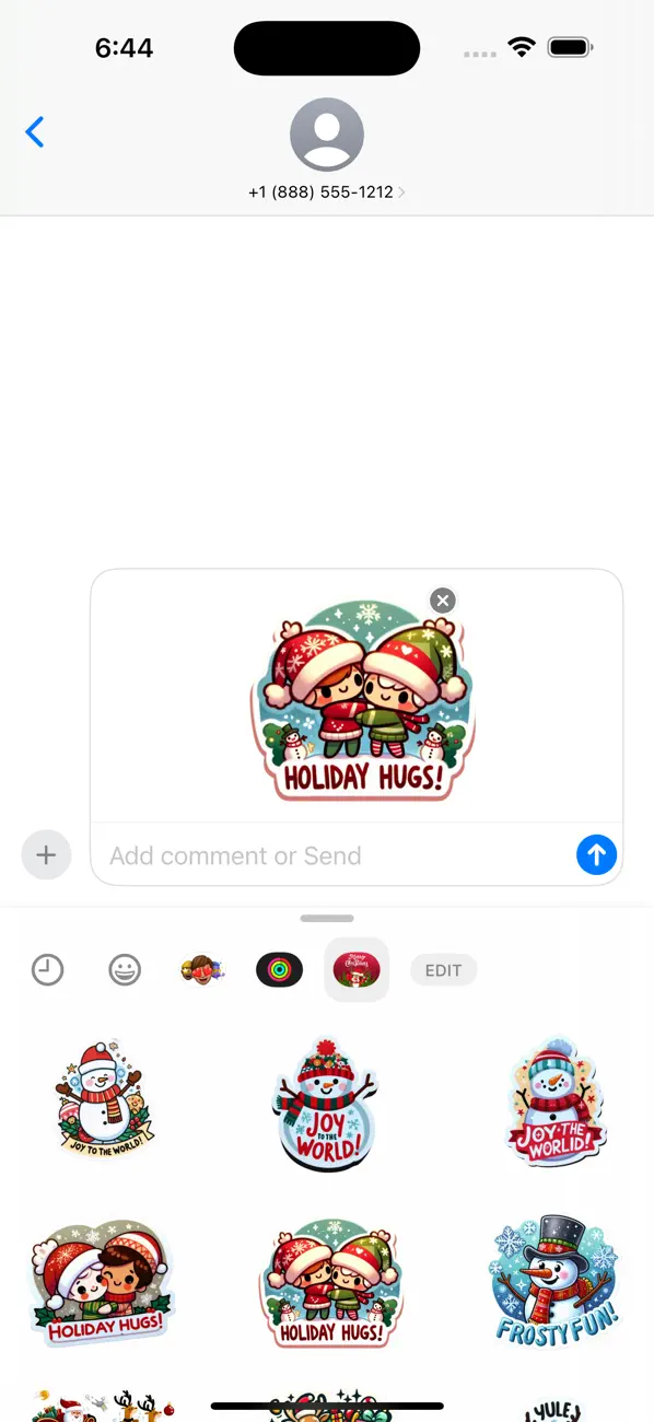 Screenshot #2 pour Merry Christmas Stickers 2025
