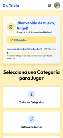 Doc Trivia iPhone screenshot 1