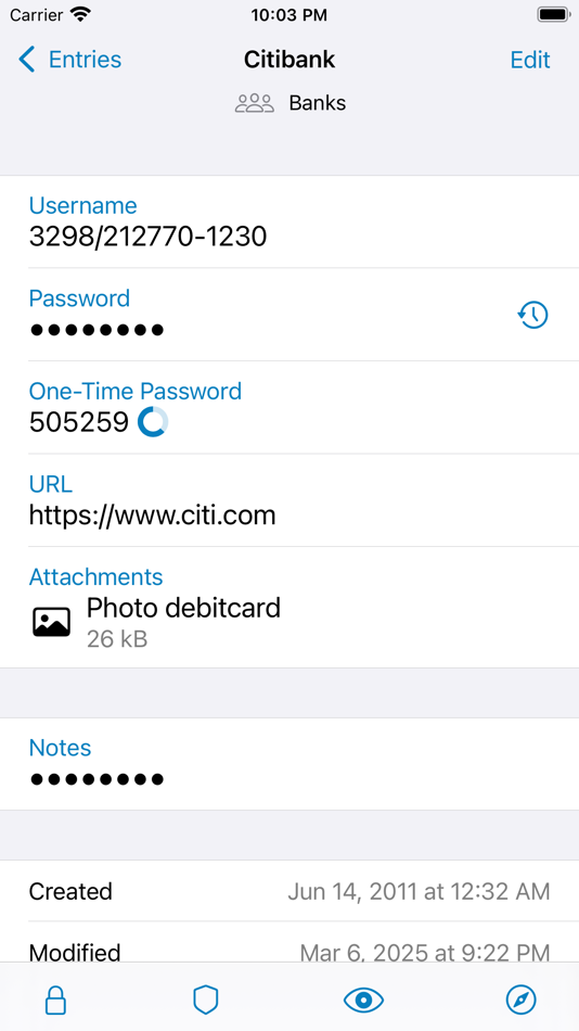 #3. pwSafe 2 - Password Safe (iOS) By: Huvisoft B.V.