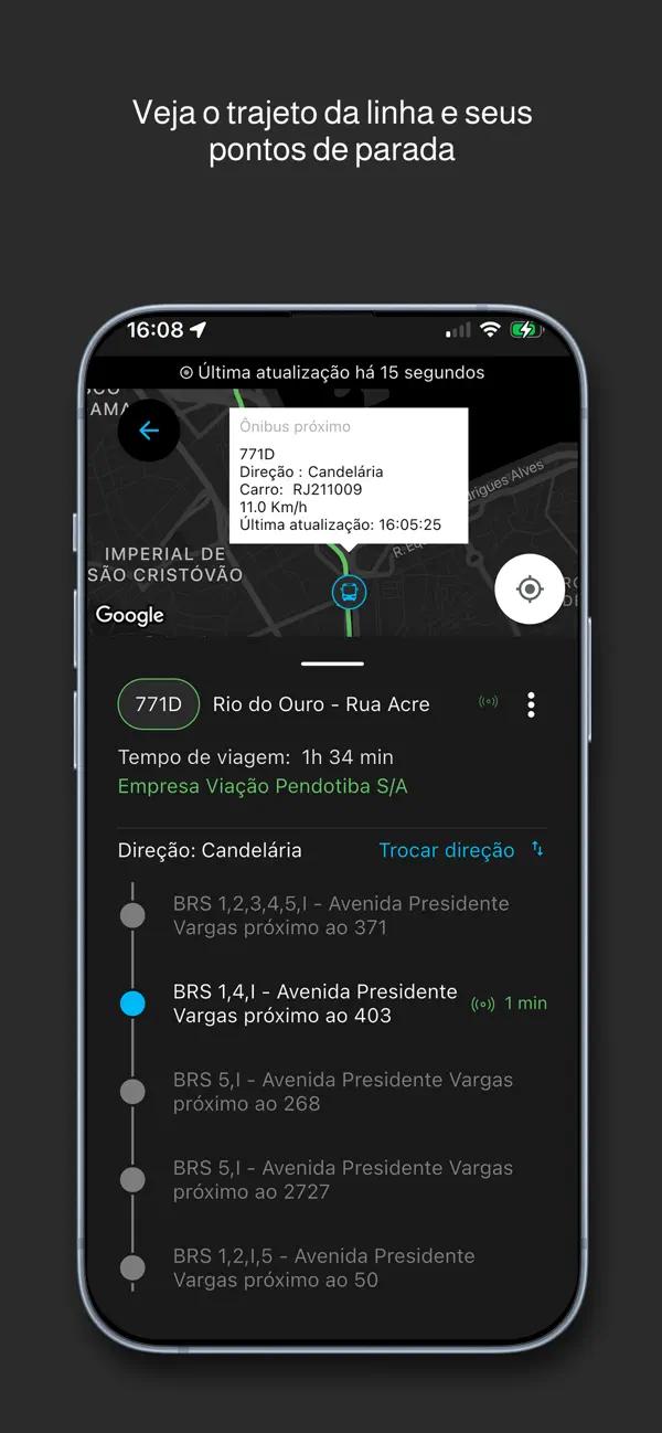 Screenshot #1 pour Vá de Ônibus