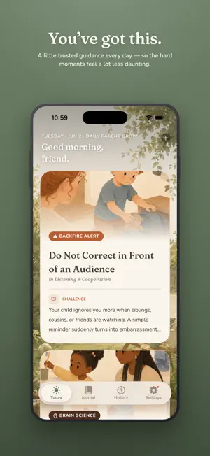 Daily Parent Grow: What To Say screenshot 1