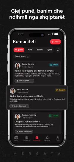 Screenshot von Mergata auf dem iPhone 3