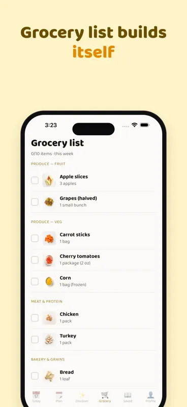 Lunchbox: Family Lunch Planner screenshot 4 of 6