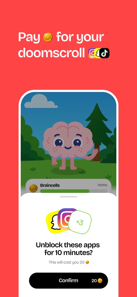 Unrot: Earn your Screen Time - Discover how the app enables users to consciously 'Pay for your doomscroll' by spending earned credits to temporarily unlock popular social media apps such as Instagram and TikTok.