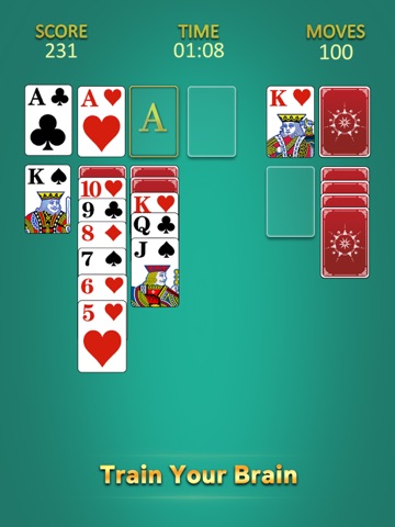 Solitaire Vibe iPad screenshot