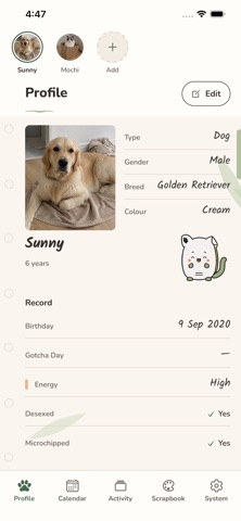 Furday - Pet Journal screenshot 1
