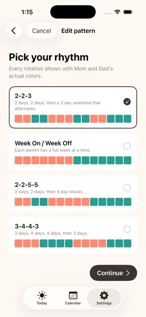 WhoseNight: Co-Parenting screenshot 3