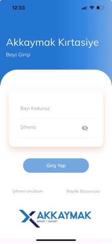 Akkaymak B2B screenshot