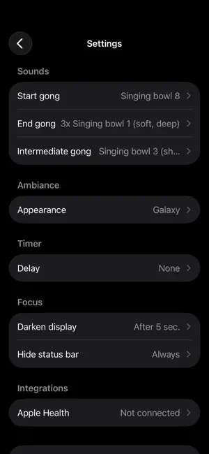 GongMeister: Meditation Timer screenshot 3