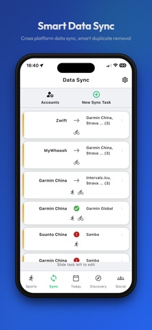 GarSync: Sports Data Sync Screenshot 1 of 10