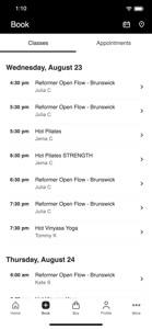 Pilates Republic screenshot #2 for iPhone