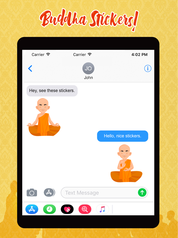 Screenshot #6 pour Buddha Stickers!