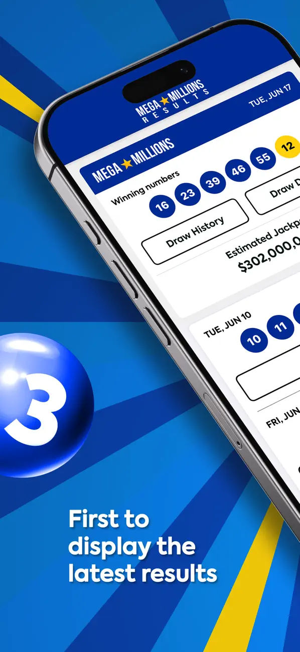Screenshot #1 pour Mega Millions Lottery