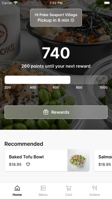 Screenshot 1 of Hi Poke Cafe App