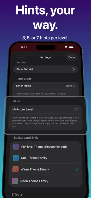 Word Slide Puzzle: FiveByFive screenshot 4