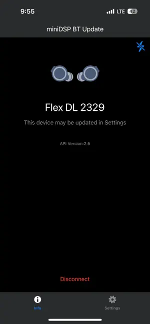 miniDSP BT Update screenshot 1
