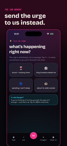 No Contact Club: Breakup iPhone screenshot
