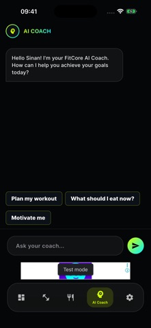 FitCore AI screenshot
