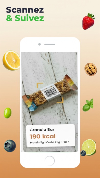 Screenshot #2 pour Compteur de calories ScanFood
