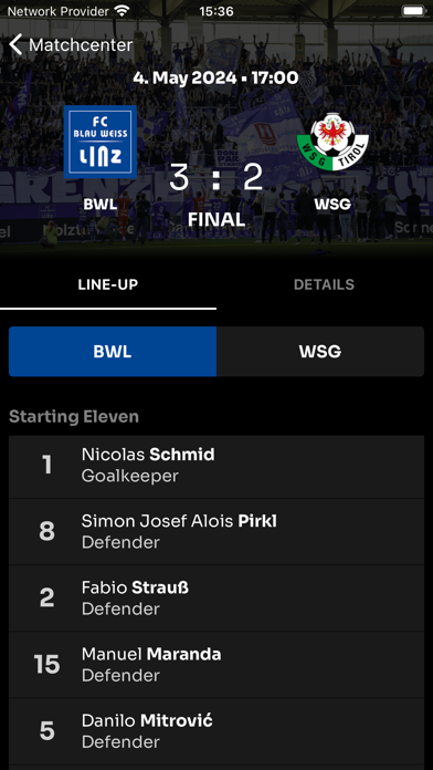 FC Blau-Weiß Linz Screenshot