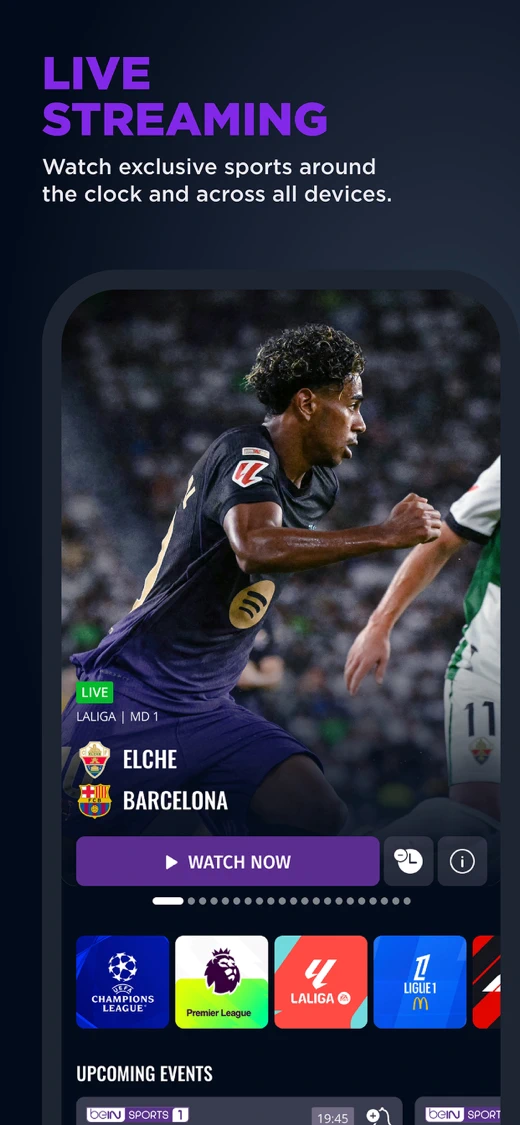 beIN CONNECT (MENA) screenshot 1
