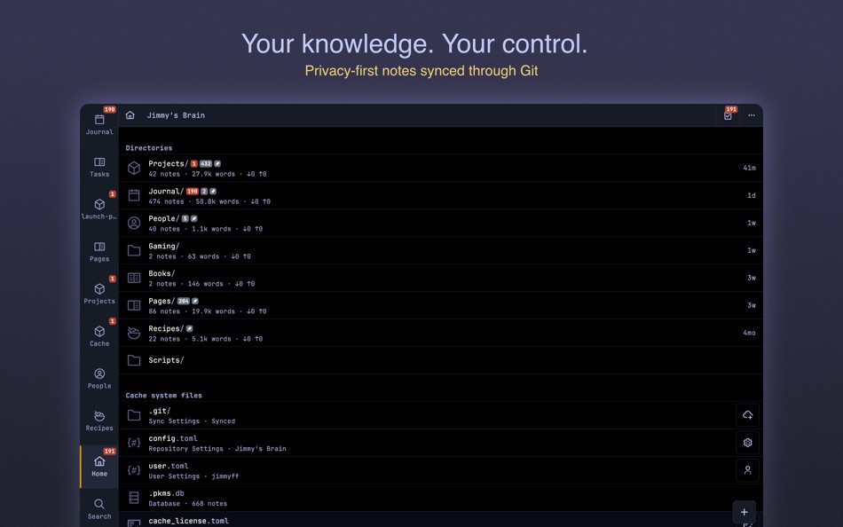 #1. Cache - Markdown Notes (macOS) Av: Rocketware Limited