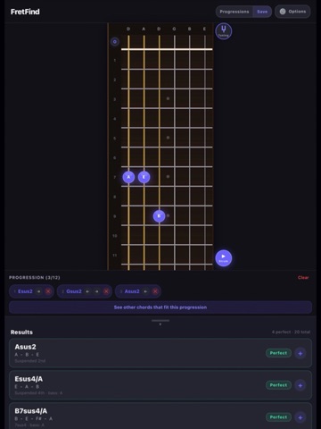 FretFind iPad screenshot