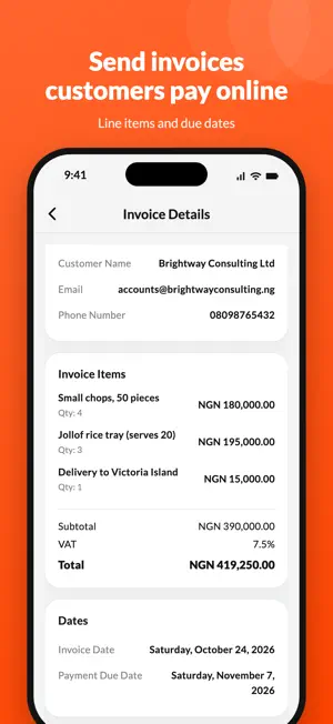 WayaQuick: Accept Payments screenshot 3