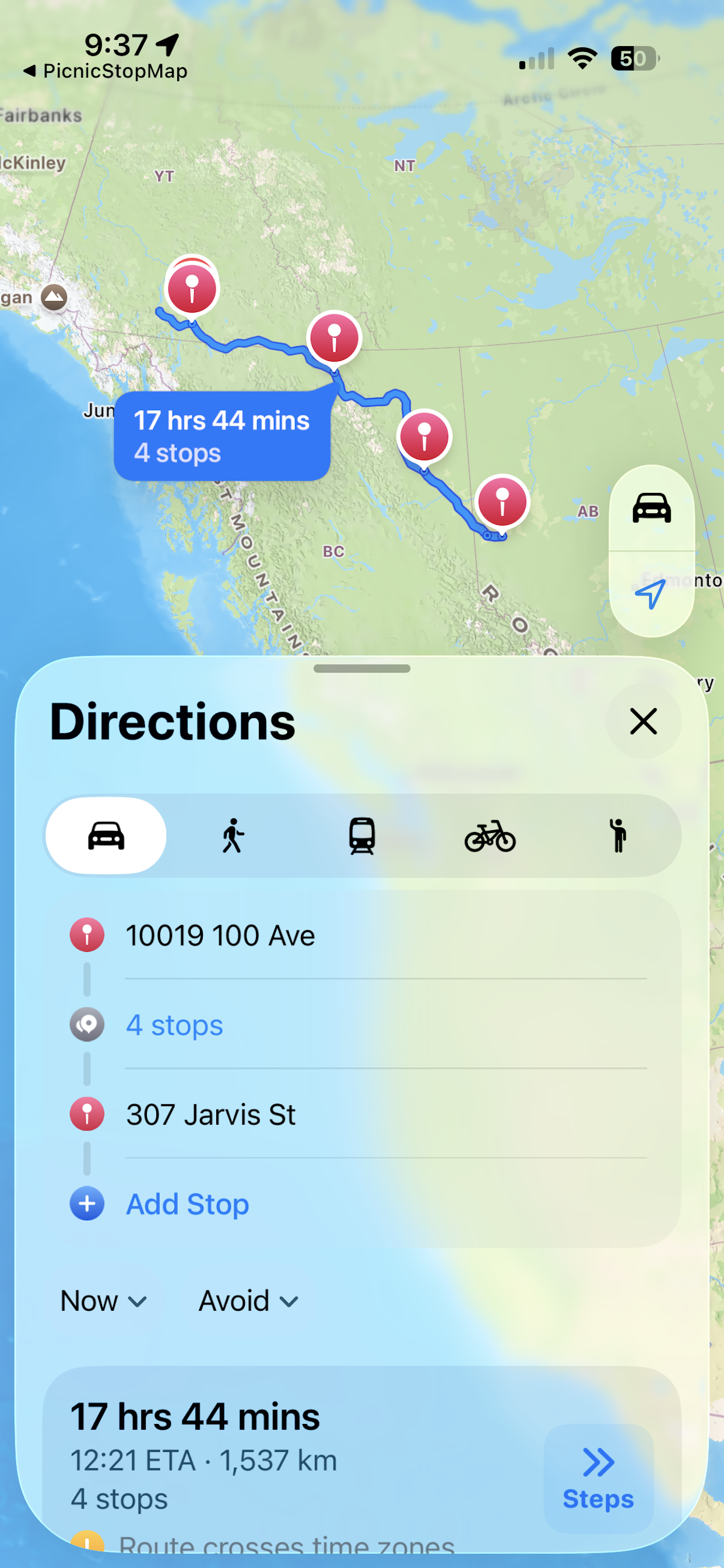 PicnicStopMap screenshot 9
