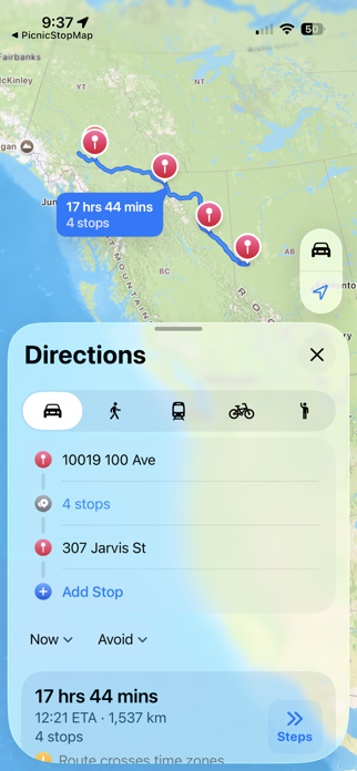 PicnicStopMap Screenshot 9 of 10