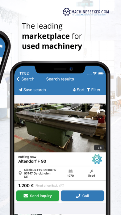 Machineseeker Screenshot