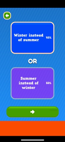 Would you rather party game . iPhone screenshot