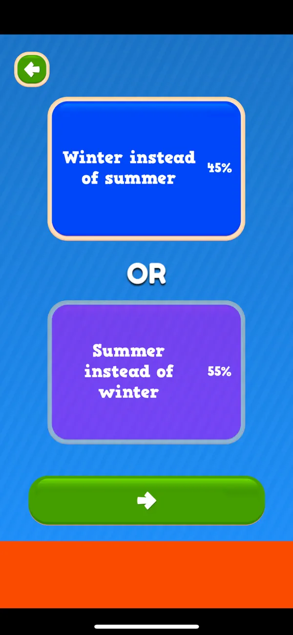 #2. Would you rather party game . (iOS) Por: Tramboliko Games