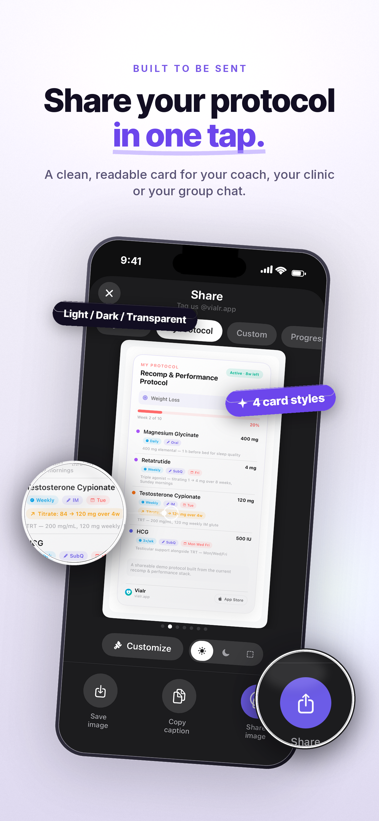 Vialr: Peptide & GLP-1 Tracker screenshot 7