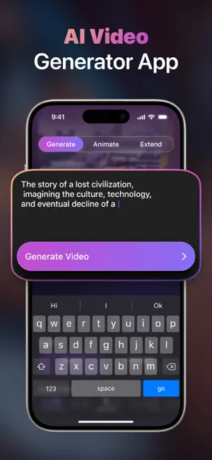 Loomi AI - ‎AI Video Generator screenshot 1
