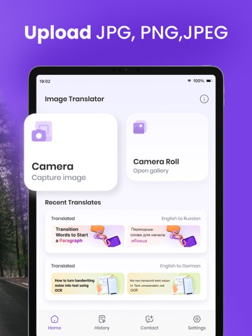 AI Image Translator iPad screenshot