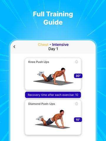 Home Workout: 30 Day Challenge iPad screenshot