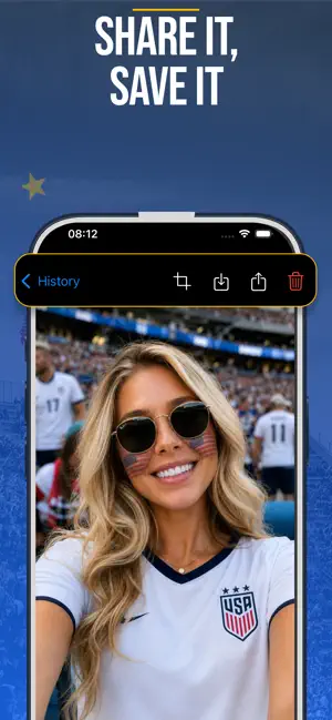 FaceFlag: Fan Face Paint AR screenshot 4