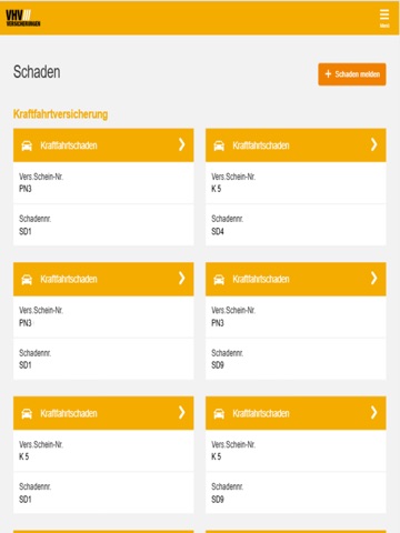 VHV Kundenportal iPad screenshot 5