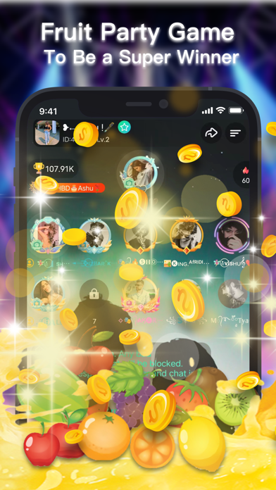 Screenshot #2 pour ViYa - Group Voice Chat Rooms