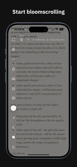 Screenshot von Subset Network auf dem iPhone 1