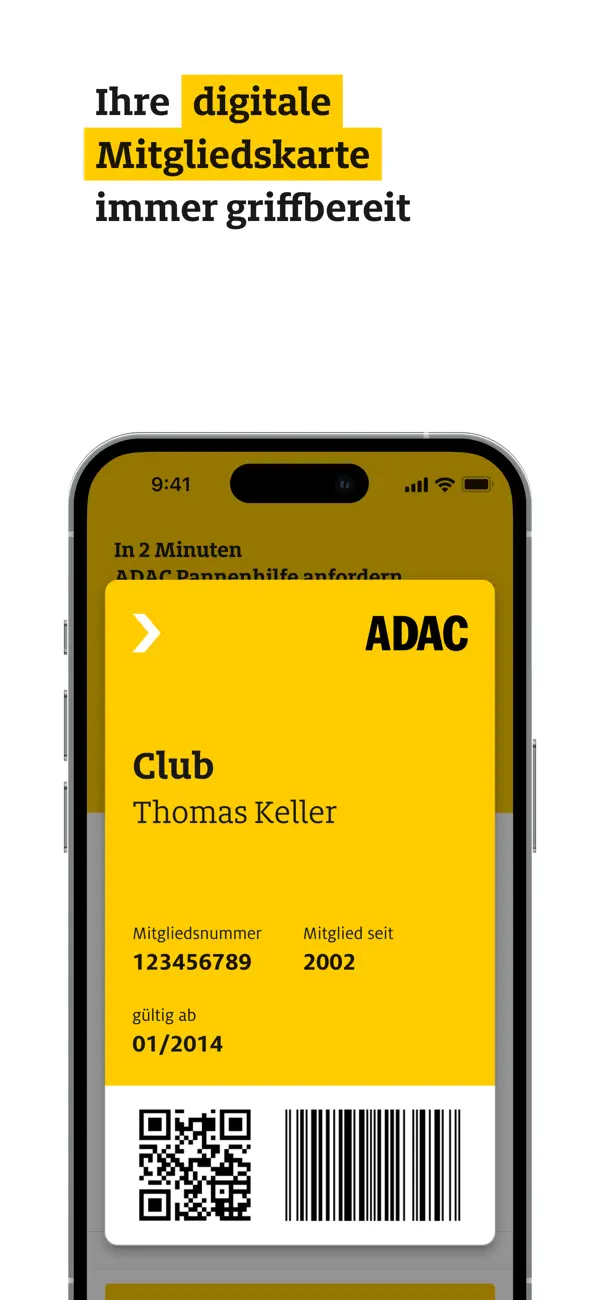 ADAC Pannenhilfe iPhone App Screenshot 7 – Dienstprogramme
