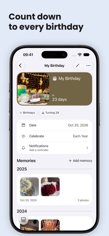 KeepsDay: Days Until Events Screenshot 2 of 4
