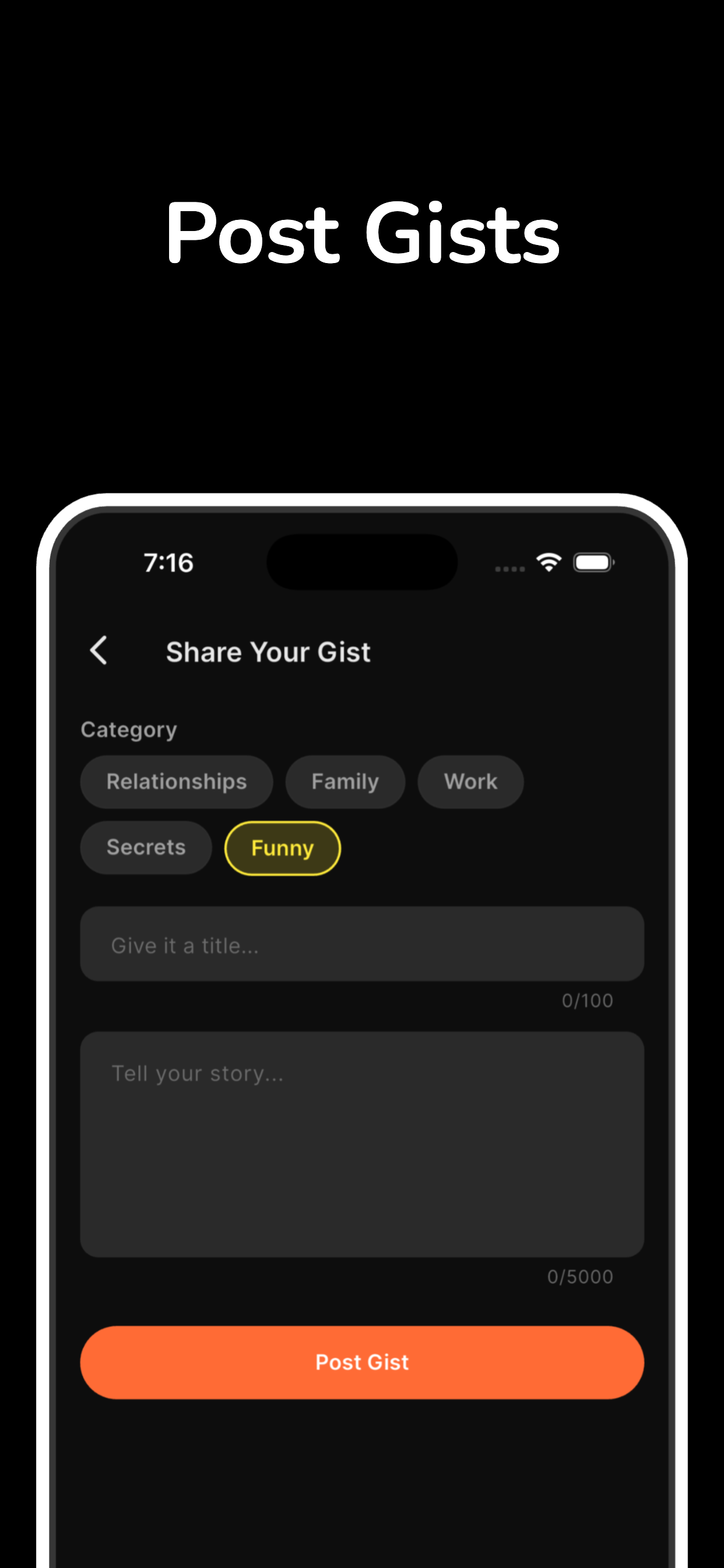 Gists - Stories and Drama screenshot 3