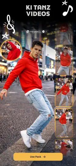 Screenshot von Pose AI | KI Bilder Erstellen auf dem iPhone 1