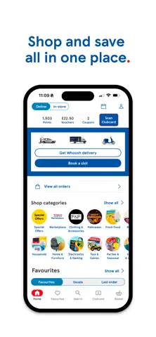 App Store-Screenshot 1 von Tesco Groceries for iPhone